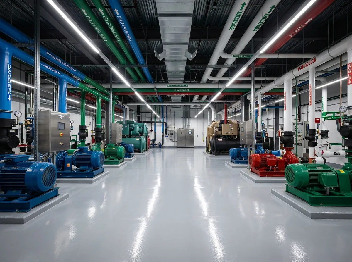 Mechanical plant room