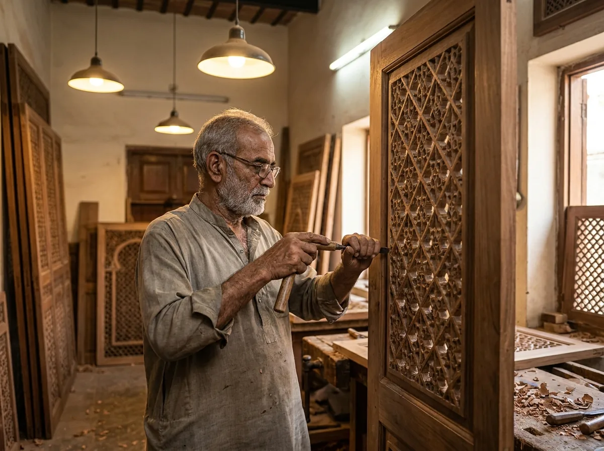 Jaali installation